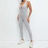 Strappy-back Athletic Jumpsuit