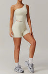 One Shoulder Yoga Top