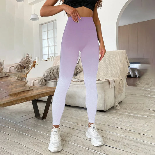 Scrunch-back Ombre Leggings
