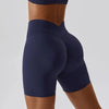 Scrunch-Back Biker Shorts