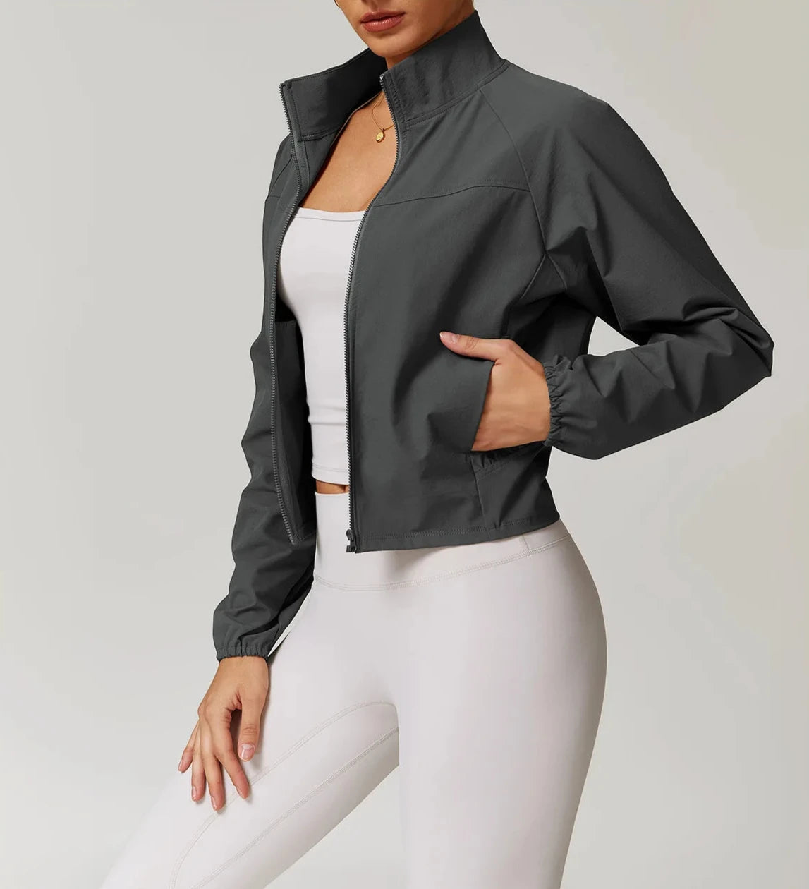 Mid-Length Athletic Jacket