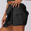 High Waist Pleated Skort