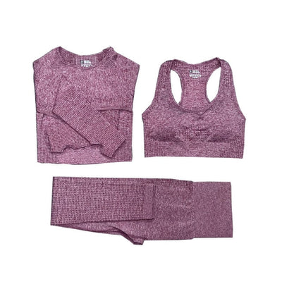 Seamless High Waisted Legging & Crop Top Sets