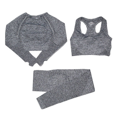 Seamless High Waisted Legging & Crop Top Sets