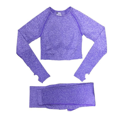 Seamless High Waisted Legging & Crop Top Sets