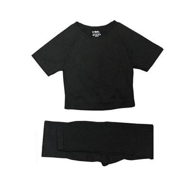 Seamless High Waisted Legging & Crop Top Sets